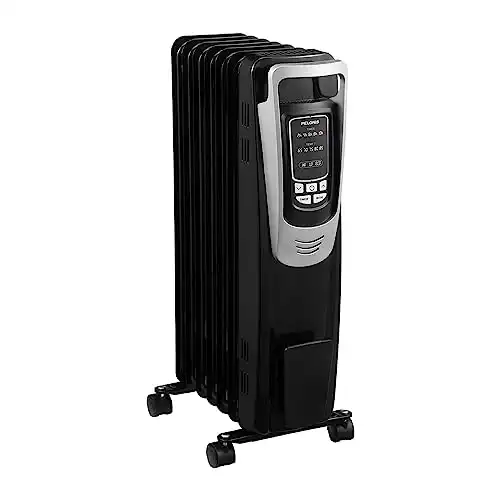 Electric 1500W Oil Filled Radiator Heater with Safety Protection